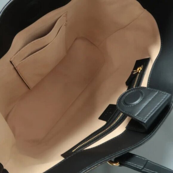 GUCCI Brown Bee Canvas Satchel 600-031425 - Picture 10 of 12